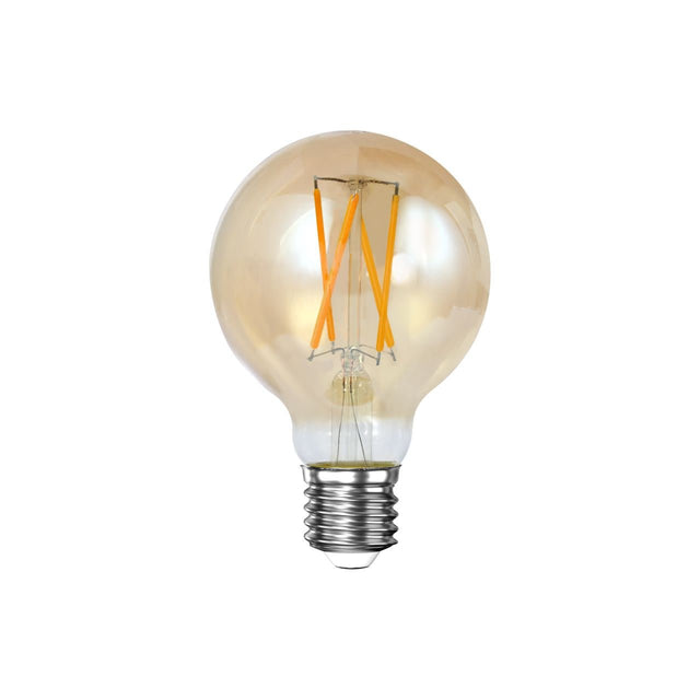 Lichtbronnen - Lichtbron LED filament bol Ø7 amberkleurig glas - Dimehouse