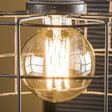 Sorgente luminosa Filamento LED Sfera Ø9,5 DH Interno Vetro color ambra LxPxH 15x10x10 Vetro color ambra Foto atmosferica vista frontale