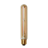 Sorgente luminosa Tubo a filamento LED 18,5 cm DH Interno Vetro color ambra LxPxH 19x6x6 Vetro color ambra Foto bianca vista frontale
