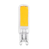 Sorgente luminosa LED G9 dimmerabile in vetro trasparente