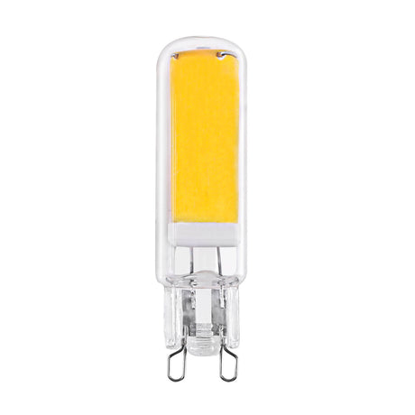 Sorgente luminosa LED G9 dimmerabile in vetro trasparente