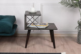 Comodino Cross Melaminico Marrone scuro 50x55x40 cm