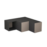 Mobile TV Compact Antracite Marrone Melaminico 90x32x92 cm