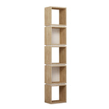 Boekenkasten - Boekenkast Multi Eik Wit Melamine 32x167x22 cm - Dimehouse