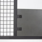 Armadio Mobile Appendiabiti Melaminico Antracite Novad - Con Ripiani