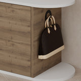 Scarpiera Nova Shoe Bench Bianco Naturale Melaminico 104x50x37 cm