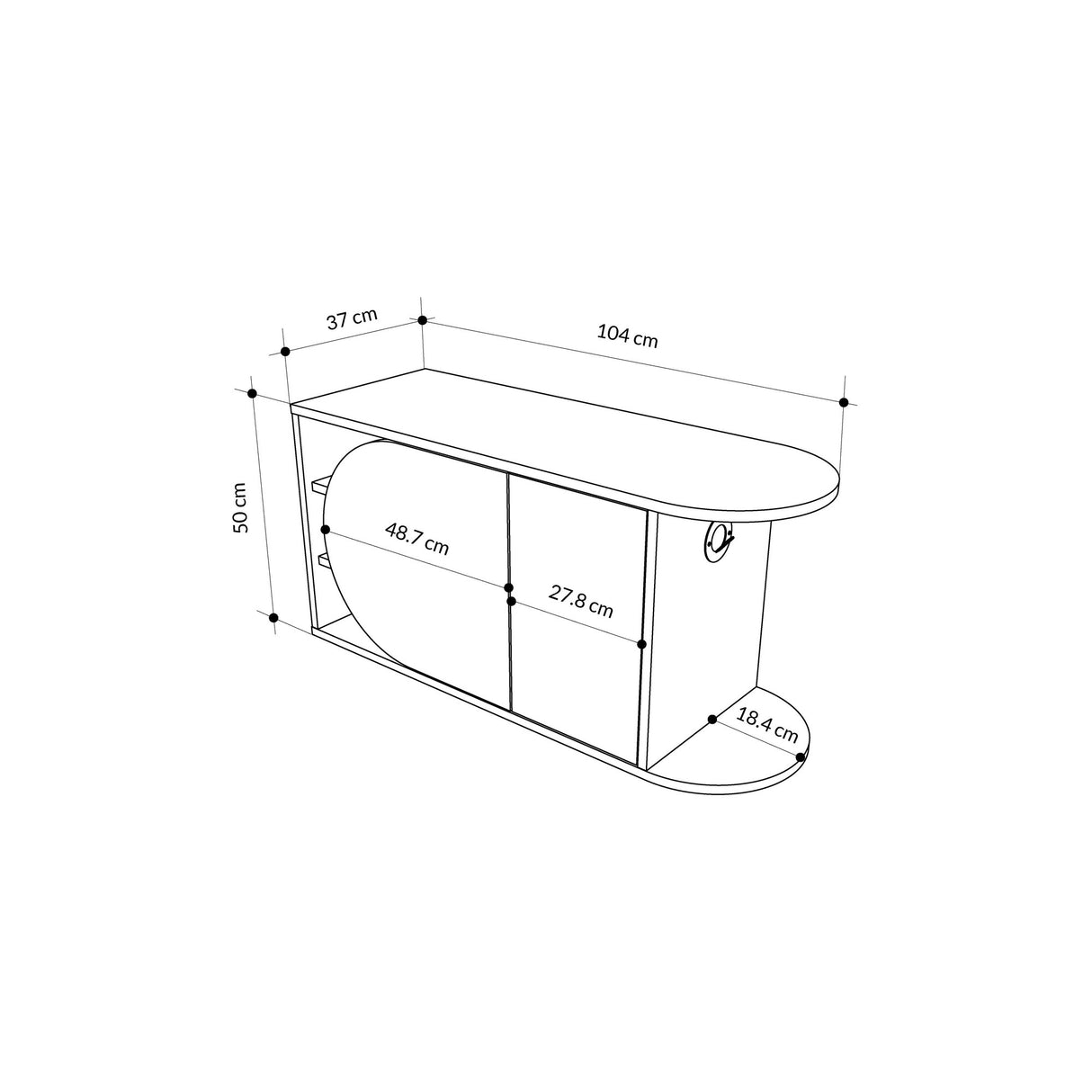 Scarpiera Nova Shoe Bench Bianco Naturale Melaminico 104x50x37 cm