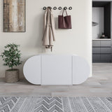 Scarpiera Pozy Shoe Bench Bianco Melaminico 110x50x40,4 cm