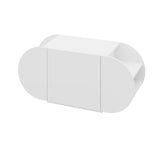 Scarpiera Pozy Shoe Bench Bianco Melaminico 110x50x40,4 cm