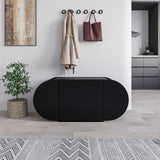 Scarpiera Pozy Shoe Bench Nero Melaminico 110x50x40,4 cm