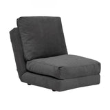 Poltrona letto Tessuto in velluto grigio Taida