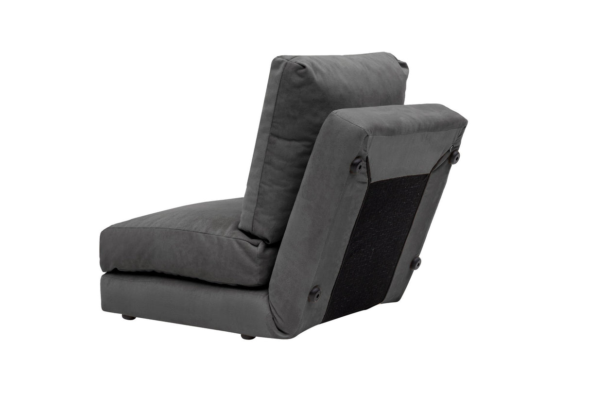 Poltrona letto Tessuto in velluto grigio Taida