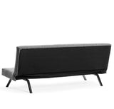 Divano letto Tessuto grigio chiaro 3 posti - 180 cm - Senza braccioli - Zoly