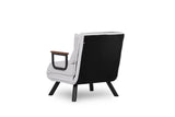 Fauteuils - Scandinavische slaapfauteuil Crème teddystof Sando - Dimehouse