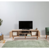 TV Meubels - TV Meubel Truva Sonoma Eik Melamine 140x50x40 cm - Dimehouse
