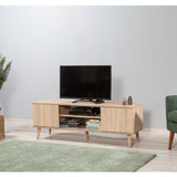 TV Meubels - TV Meubel Truva Sonoma Eik Melamine 140x50x40 cm - Dimehouse