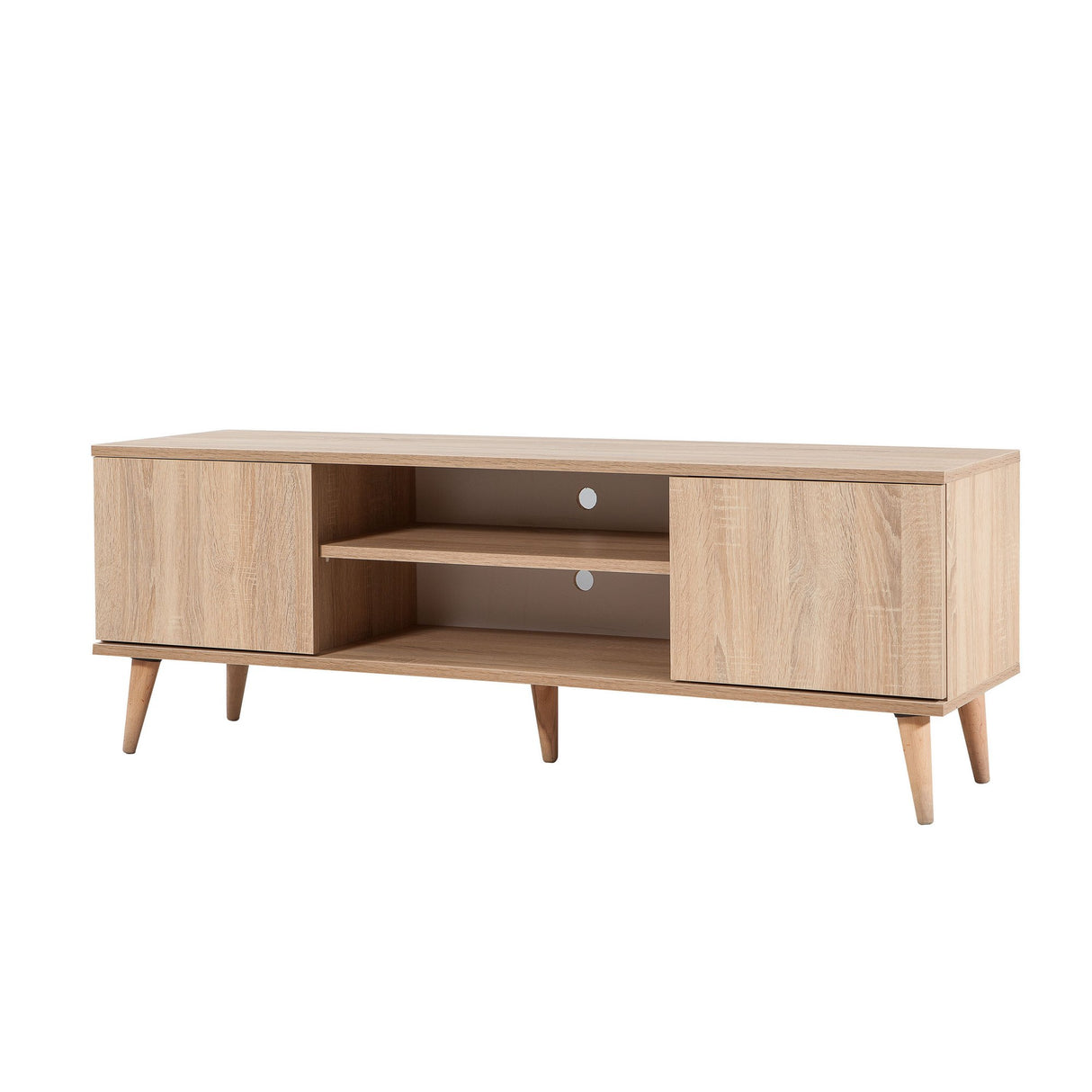 TV Meubels - TV Meubel Truva Sonoma Eik Melamine 140x50x40 cm - Dimehouse