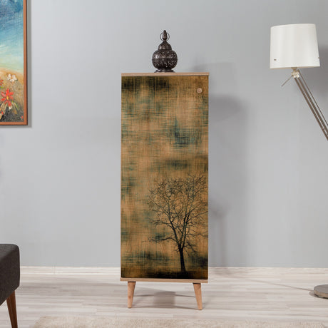 Scarpiera Filinta Sonoma Oak Tree Melaminico 50x135x38 cm