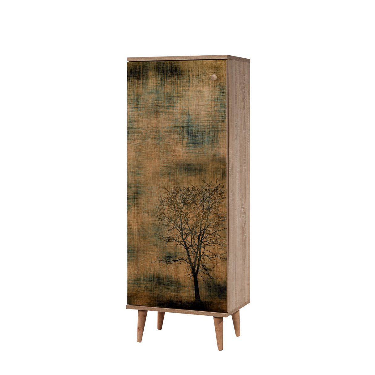 Scarpiera Filinta Sonoma Oak Tree Melaminico 50x135x38 cm