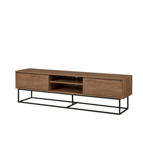 Mobile TV Rodez Noce Melaminico Nero 180x50x40 cm