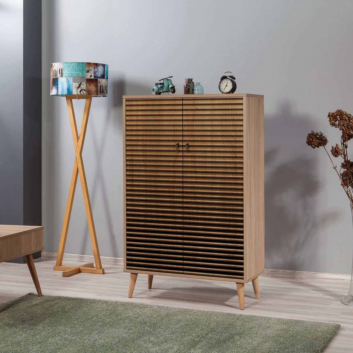 Pensile Multibox Sonoma Oak Melaminico 80x127x36 cm