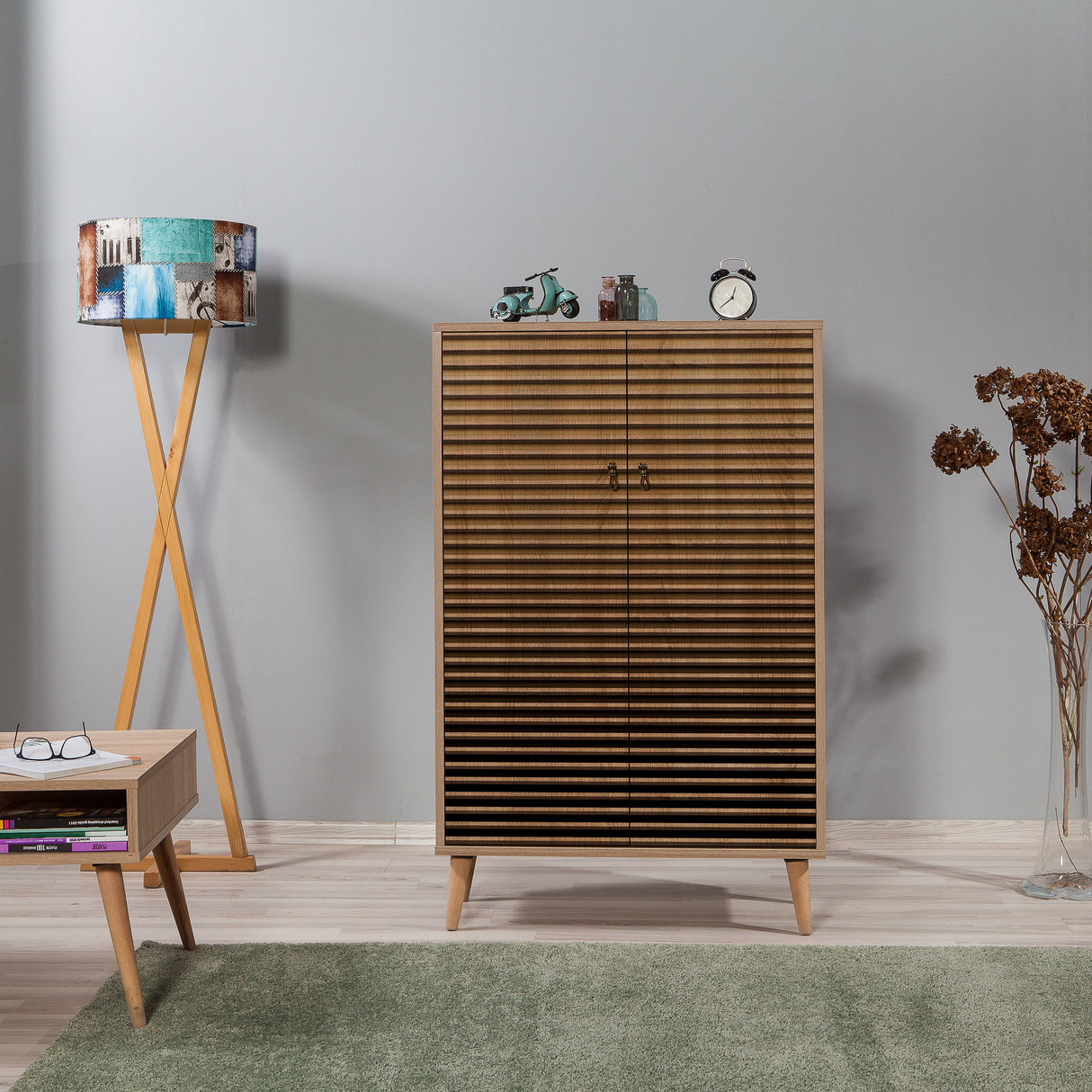 Pensile Multibox Sonoma Oak Melaminico 80x127x36 cm