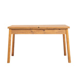 Set tavolo da pranzo allungabile Santiago 120 cm Pino Atlantico grigio Legno composito rivestito melaminico