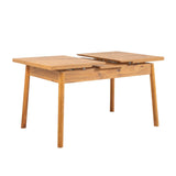 Set tavolo da pranzo allungabile Santiago 120 cm Pino Atlantico grigio Legno composito rivestito melaminico