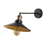 Wandlampen - Wandlamp Zwart Goud Metaal Forge - Dimehouse