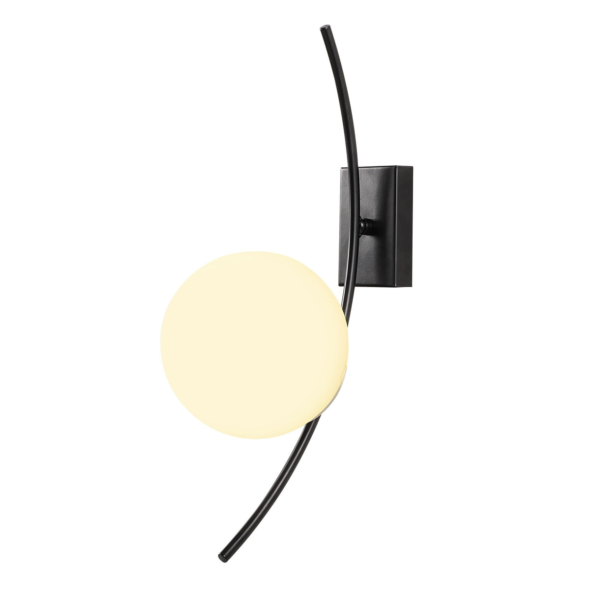 Wandlampen - Wandlamp Zwart Glas Cielo - Dimehouse