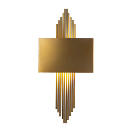 Lampada da parete in metallo color bronzo Andes