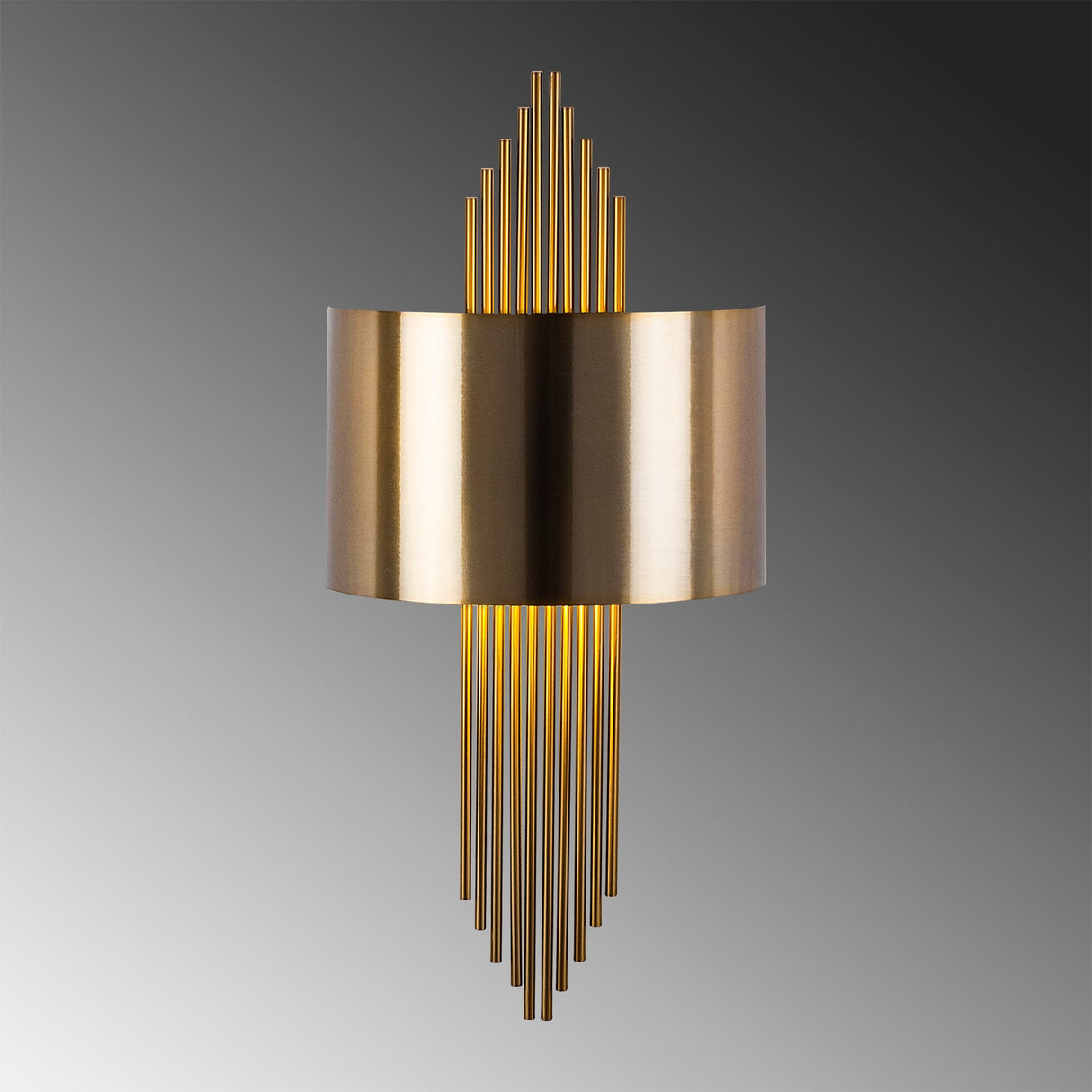 Wandlampen - Wandlamp 1 - lichts Brons Goud Metaal Andes - Dimehouse