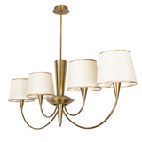 Lampada a sospensione in tessuto color rame Arboria