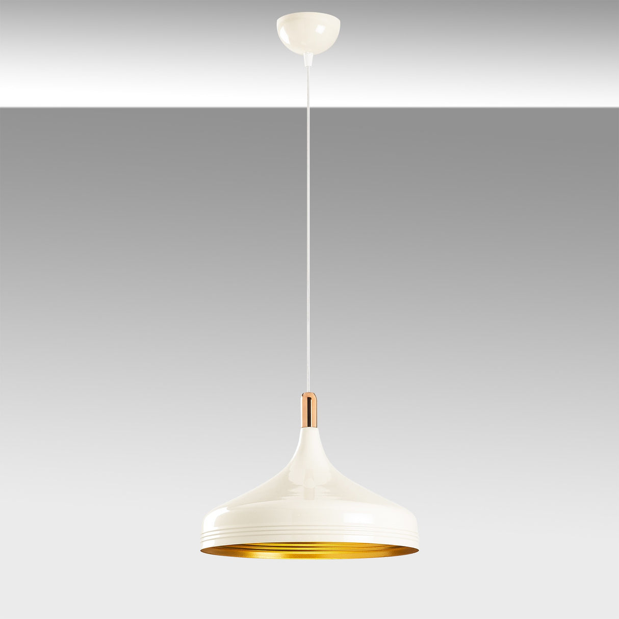 Hanglampen - Hanglamp Wit Metaal Forge - Dimehouse