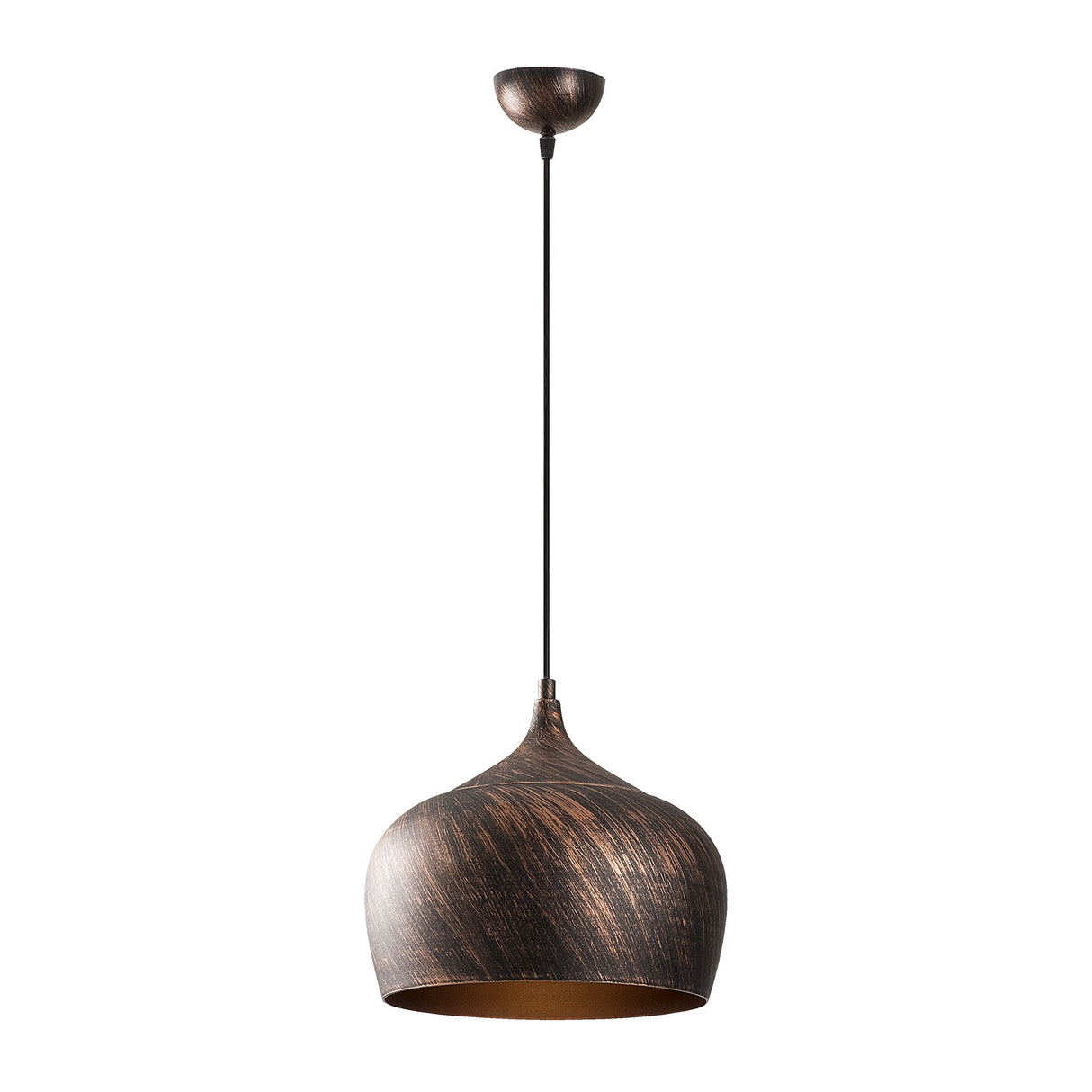Hanglampen - Hanglamp Koperkleurig Metaal Forge - Dimehouse