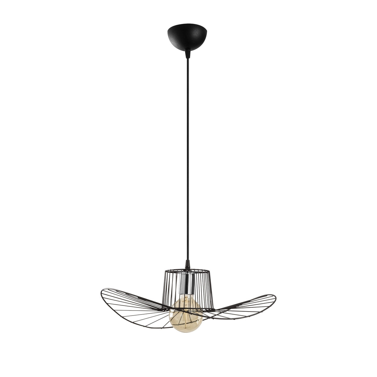 Hanglampen - Hanglamp 1 - lichts Zwart Metaal Predator - Dimehouse