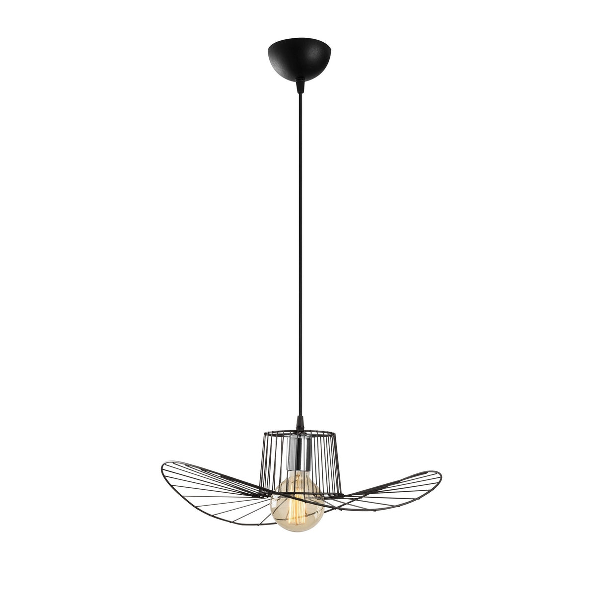 Hanglampen - Hanglamp 1 - lichts Zwart Metaal Predator - Dimehouse