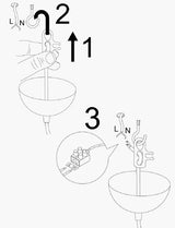 Hanglampen - Hanglamp 1 - lichts Zwart Metaal Predator - Dimehouse