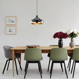Hanglampen - Hanglamp 1 - lichts Zwart Koper Metaal Grip - Dimehouse