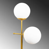 Vloerlampen - Vloerlamp Goud Glas Perla - Dimehouse