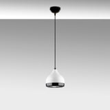 Hanglampen - Hanglamp 1 - lichts Wit Metaal Grip - Dimehouse