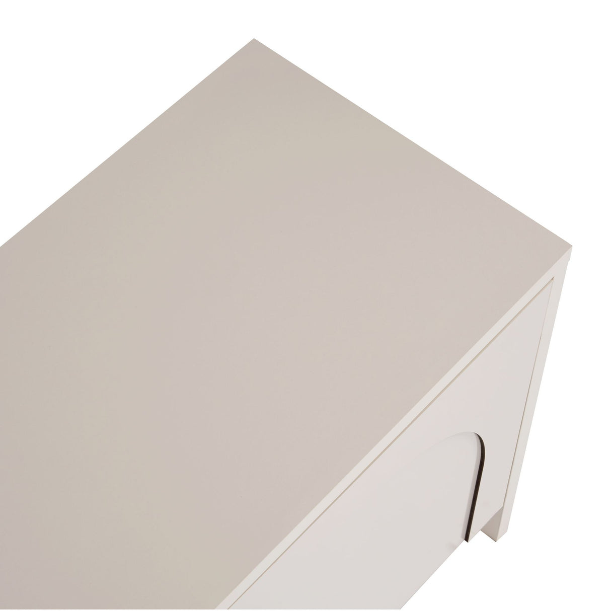 Mobile TV Aurelia panna 180 cm Legno rivestito melaminico