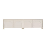 Mobile TV Aurelia panna 180 cm Legno rivestito melaminico