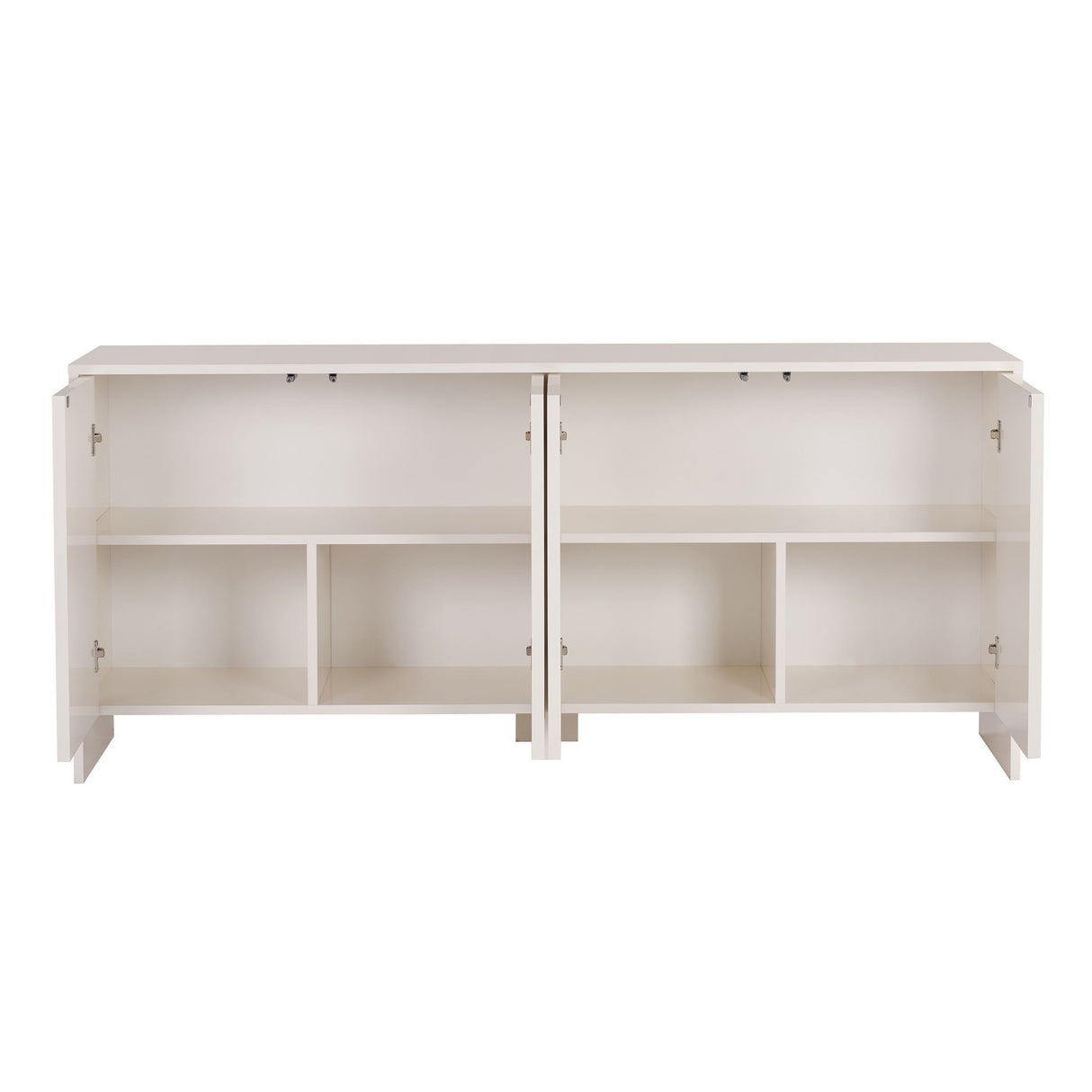 Tavolino Arlen crema 180 cm Legno rivestito melaminico
