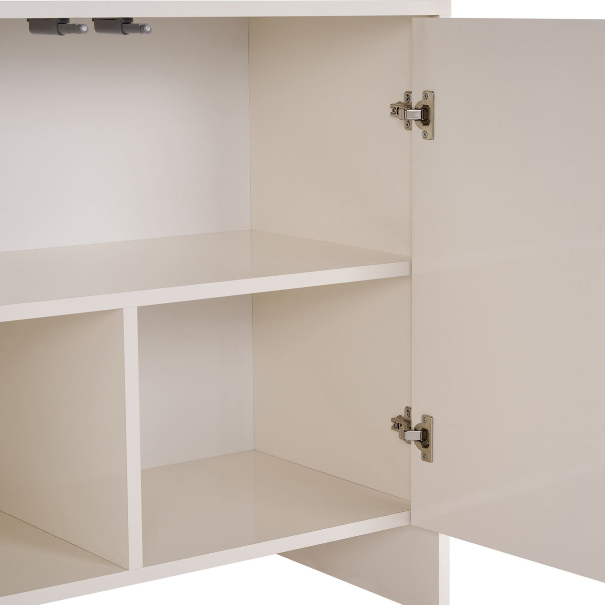Tavolino Arlen crema 180 cm Legno rivestito melaminico