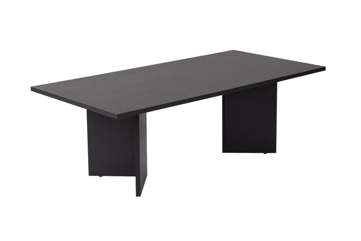 Salontafels - Rechthoekige Salontafel Siban Zwart houtlook - 119x60 cm - Dimehouse
