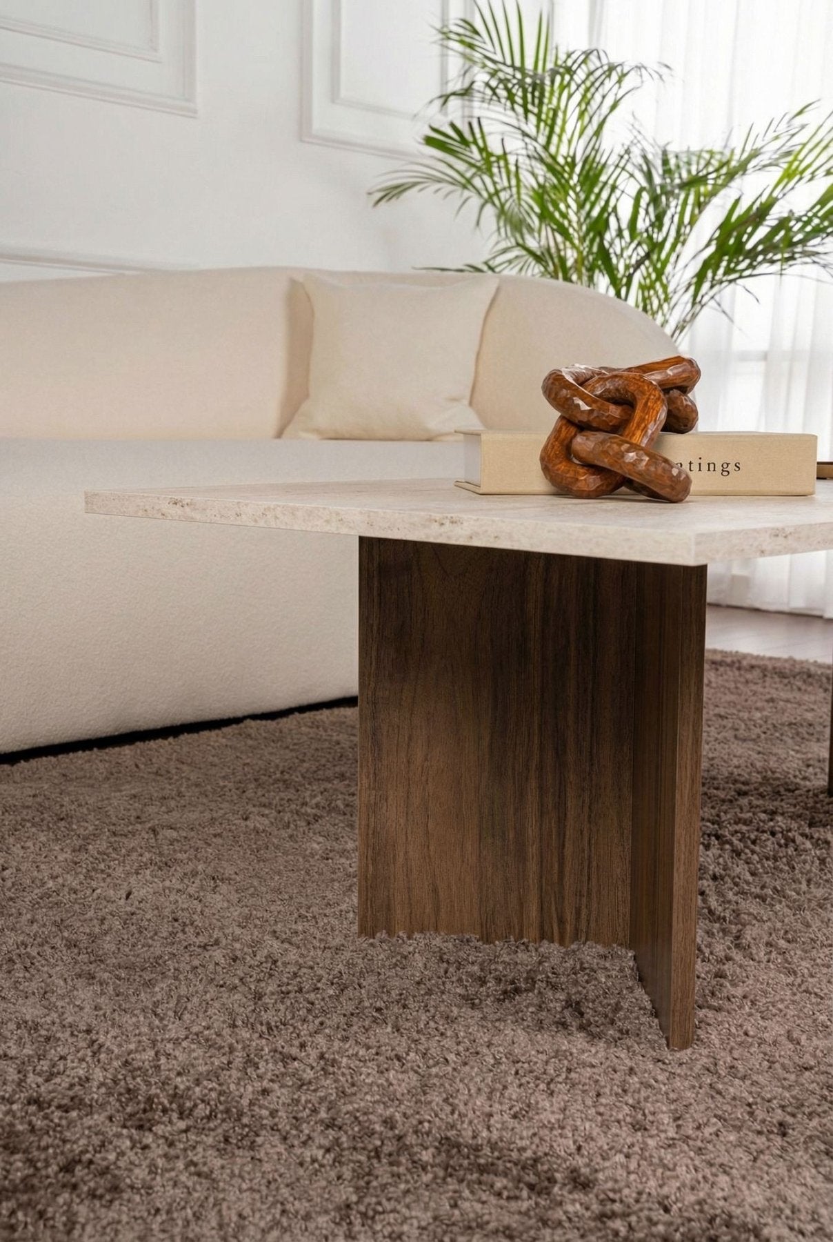 Sabin - Travertino, Noce Venezia Travertino Noce PANNELLO RIVESTITO NOBILITATO 100%