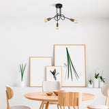 Hanglampen - Hanglamp 3 - lichts Zwart Metaal Pulse - Dimehouse