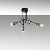 Hanglampen - Hanglamp 3 - lichts Zwart Metaal Pulse - Dimehouse
