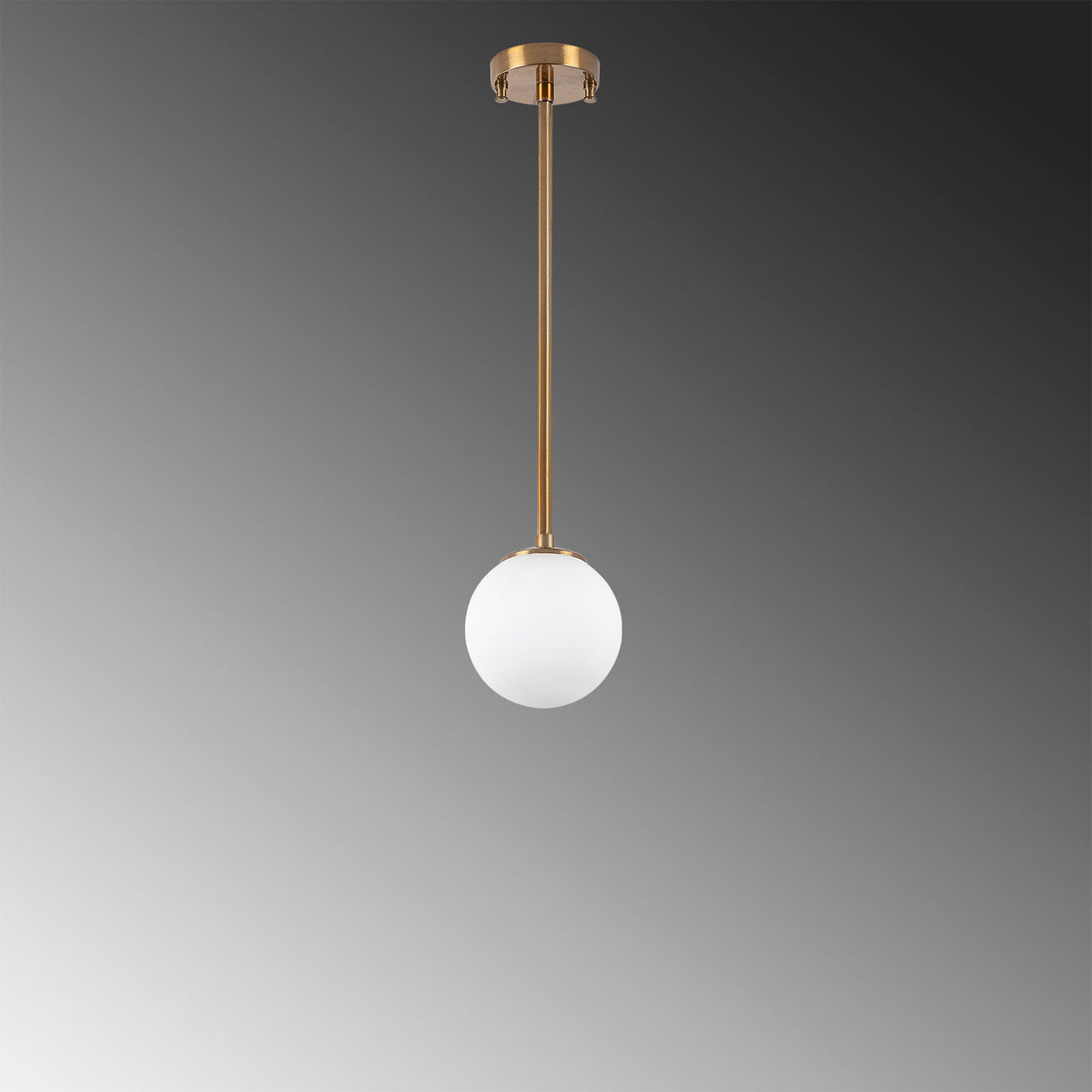 Lampada a sospensione a 3 luci color bronzo con paralume bianco in metallo selce